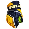 Mănuși de hochei Bauer Vapor 3X Navy/Gold Junior 11 inci