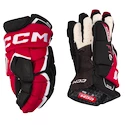 Mănuși de hochei CCM  FT6 Black/Red/White Junior