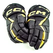 Mănuși de hochei CCM  FT6 Black/Sunflower Senior