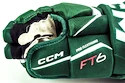 Mănuși de hochei CCM  FT6 Dark Green/White Junior