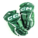 Mănuși de hochei CCM  FT6 Dark Green/White Junior