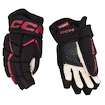 Mănuși de hochei CCM  FT680 Black/Red Senior