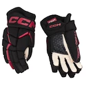 Mănuși de hochei CCM  FT680 Black/Red Senior