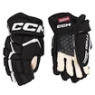 Mănuși de hochei CCM  FT680 Black/White Junior 12 inci