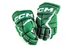 Mănuși de hochei CCM  FT680 Dark Green/White Junior