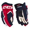Mănuși de hochei CCM  FT680 Navy/Red/White Senior