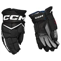 Mănuși de hochei CCM JetSpeed FT8 Black/White Senior