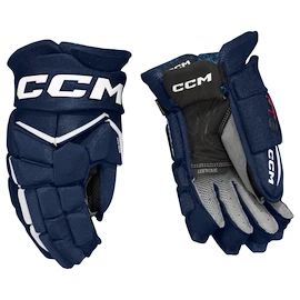 Mănuși de hochei CCM JetSpeed FT8 Navy/White Senior
