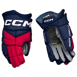 Mănuși de hochei CCM JetSpeed FT880 Navy/Red/White Senior