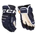 Mănuși de hochei CCM Tacks 4 ROLL PRO 3 Navy Senior 14 inci