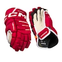 Mănuși de hochei CCM Tacks 4 ROLL PRO 3 Red Senior