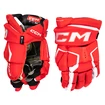 Mănuși de hochei CCM Tacks AS-V PRO Red/White Junior