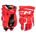 Mănuși de hochei CCM Tacks AS-V PRO Red/White Junior