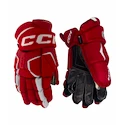 Mănuși de hochei CCM Tacks AS-V PRO Red/White Senior 15 inci
