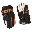 Mănuși de hochei CCM Tacks XF 80 Black/Orange Senior