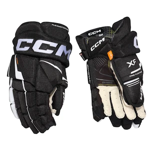 Mănuși de hochei CCM Tacks XF Black/White Senior