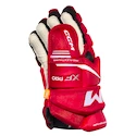 Mănuși de hochei CCM Tacks XF PRO Red/White Senior