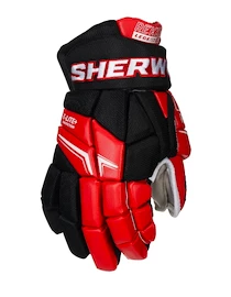 Mănuși de hochei SHER-WOOD Rekker Legend 2 Black/Red/White Senior