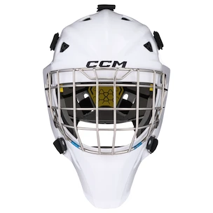Mască de hochei pe gheață pentru portar CCM Axis F5 CCE White Junior