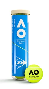 Mingi de tenis Dunlop  Australian Open (4 Pack)
