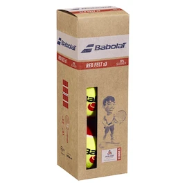 Mingi de tenis pentru copii Babolat Red Felt X3