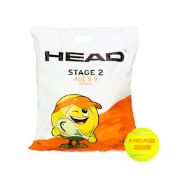 Mingi de tenis pentru copii Head Stage 2 Orange 72B