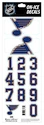 Numere pentru cască Sportstape  ALL IN ONE HELMET DECALS - ST. LOUIS BLUES