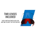 Ochelari sport Tifosi  Rail Race Satin Vapor Clarion Red/Clear