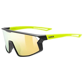 Ochelari sport Uvex Skyryse Jr. Black-Yellow Matt/Mir.Yellow (S5330762616)