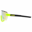 Ochelari sport Uvex  Sportstyle 236 Set Black Lime Mat/Mirror Yellow (Cat. 2) + Clear (Cat. 0)