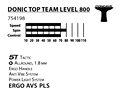 Paletă de tenis de masă Donic Schildkröt  Top Team 800