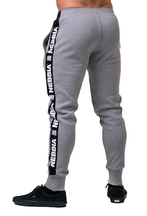 Pantaloni de trening pentru bărbați Nebbia  Golden Era sweatpants 196 light grey XXL