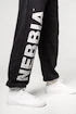 Pantaloni de trening pentru bărbați Nebbia  Washed-off Gym Sweatpants Baggy Style GYM BRO 373 Black