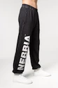 Pantaloni de trening pentru bărbați Nebbia  Washed-off Gym Sweatpants Baggy Style GYM BRO 373 Black