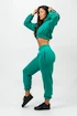 Pantaloni de trening pentru femei Nebbia GYM TIME Oversized Joggers With Pockets 281 green