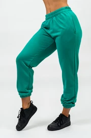 Pantaloni de trening pentru femei Nebbia GYM TIME Oversized Joggers With Pockets 281 green