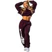 Pantaloni de trening pentru femei Nebbia STRONG BEAUTY Loose-Fit Baggy Pants BOYFRIEND STYLE 432 dark red