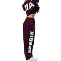 Pantaloni de trening pentru femei Nebbia STRONG BEAUTY Loose-Fit Baggy Pants BOYFRIEND STYLE 432 dark red