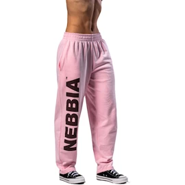 Pantaloni de trening pentru femei Nebbia STRONG BEAUTY Loose-Fit Baggy Pants BOYFRIEND STYLE 432 pink