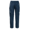 Pantaloni pentru bărbați Jack Wolfskin  Overland Zip Away Thunder Blue 52