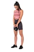 Pantaloni scurți de ciclism pentru femei Nebbia  Fit & Smart marron