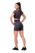 Pantaloni scurți de ciclism pentru femei Nebbia  Fit & Smart marron