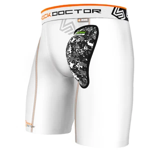 Pantaloni scurți de compresie cu suspensor (jockstrap) Shock Doctor  AirCore Hard Cup Youth