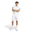 Pantaloni scurți pentru bărbați adidas  Club 3 Stripes Short White