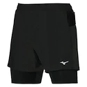 Pantaloni scurți pentru bărbați Mizuno  ER 5.5 2in1 Short Black S