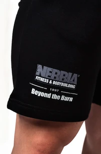 Pantaloni scurți pentru bărbați Nebbia  Gym Sweatshorts GYM BRO 352 Black