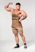 Pantaloni scurți pentru bărbați Nebbia  Gym Sweatshorts GYM BRO Light Brown