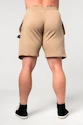 Pantaloni scurți pentru bărbați Nebbia  Gym Sweatshorts GYM BRO Light Brown