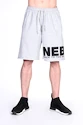 Pantaloni scurți pentru bărbați Nebbia  Iconic shorts "Back To The Hard Core Roots" 343 grey L