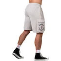 Pantaloni scurți pentru bărbați Nebbia NEBBIA x OLYMPIA Washed Loose Fit Cargo Shorts LEGACY 787 light grey